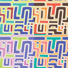 Old school set of pattern 90s