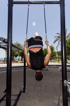 disabled person goes in for sports