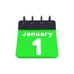 3d date icon