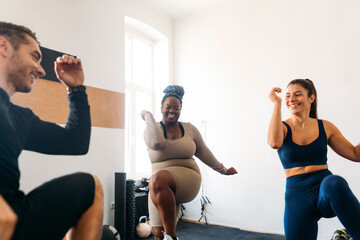 Group Workout in Gym