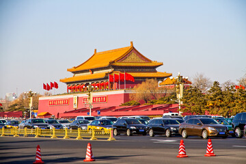 Fototapeta premium Gate of Heavenly Peace in Tiananmen Square