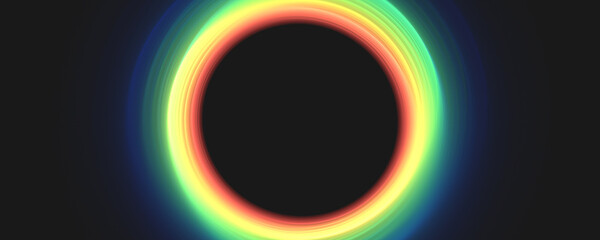 colorful gradation circle hole background
