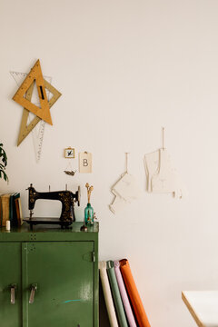 corner inside a fashion atelier