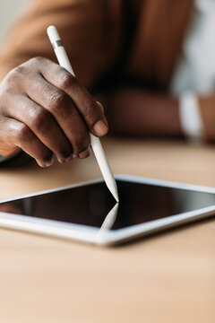 Man Using Digital Tablet