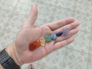 hand with a thermometer