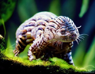 Alien creature from a far off planet, undiscovered lifeform