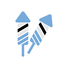 Botswana independence day icon set vector sign symbol