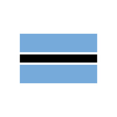 Fototapeta na wymiar Botswana independence day icon set vector sign symbol