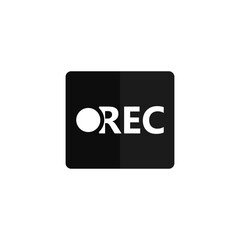 recording icon vector design templates