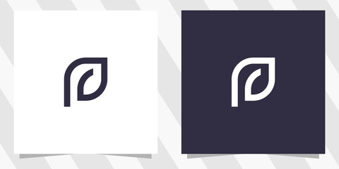 letter pd logo design template - obrazy, fototapety, plakaty
