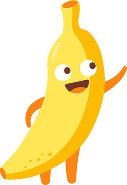 Banana Cartoon Character