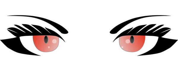 Obraz premium illustration of face with eyes