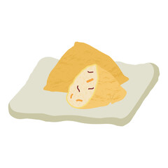 鳥取県の郷土料理いただきのイラスト