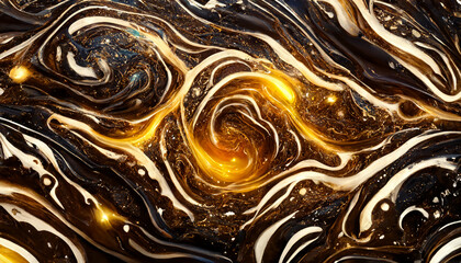 Space galaxy universe colors abstract effect with liquid powder graphic design