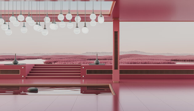 Render of a Liminal Space