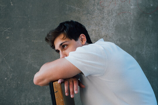 Portrait of Handsome Young Man 