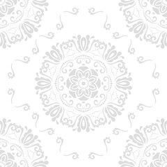 Orient vlight ector classic pattern. Seamless abstract background with vintage elements. Orient pattern. Ornament for wallpapers and packaging