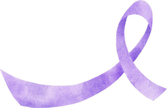 Purple Awareness Ribbon 21657618 PNG