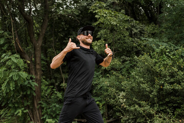 Man running 