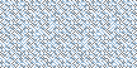 Small blue and black mosaic tiles. Print and decoration of seamless surfaces.