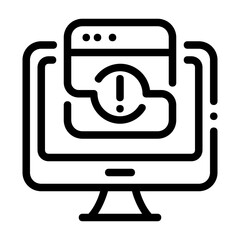 Icon Security With Style Outline