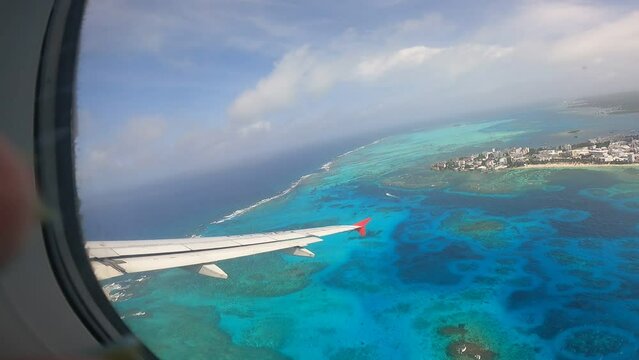 sobrevolando san andres islas colombia