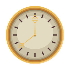 golden time clock watch