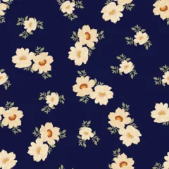 Gordijnen paisley  flower    Design pattern on background © Parth Patel