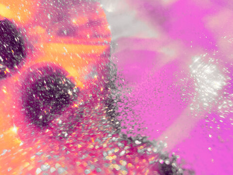 Shimmer twinkle elusive glitter background in vibrant colors.