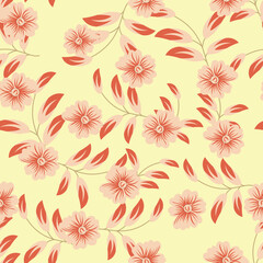 paisley  flower    Design pattern on background