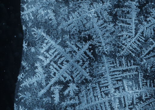 Abstract geometric frozen background