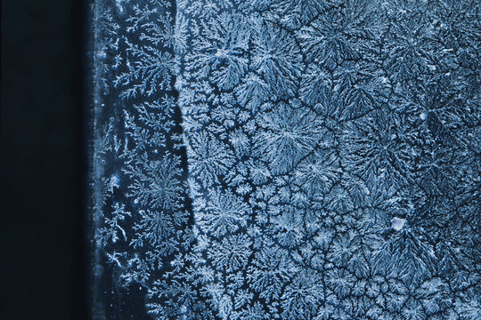 Abstract ice crystals background