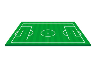 Illustration of football stadium and field