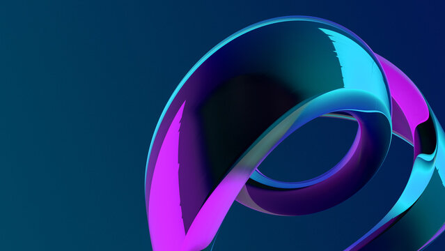 Fototapeta Bright purple and blue highlights.