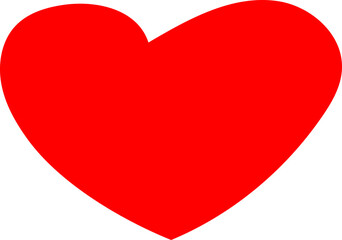 Red heart doodle