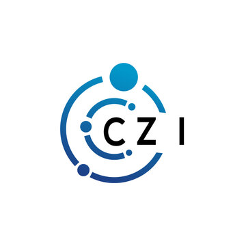 CZI letter logo design on  white background. CZI creative initials letter logo concept. CZI letter design.