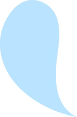 Pastel speech bubble