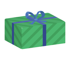 green gift box present