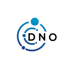Fototapeta na wymiar DNO letter logo design on white background. DNO creative initials letter logo concept. DNO letter design.