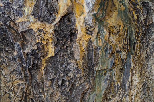 Colorful Abstract Cave Wall Texture