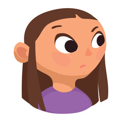 young angry girl