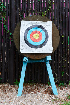 Archery target on a stand