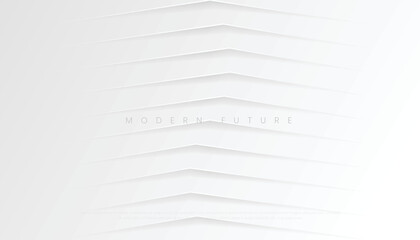 Abstract Modern Lines Pattern Background. White and Grey Geometric Texture