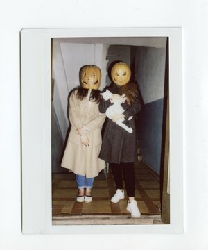 a pumpkin heads 