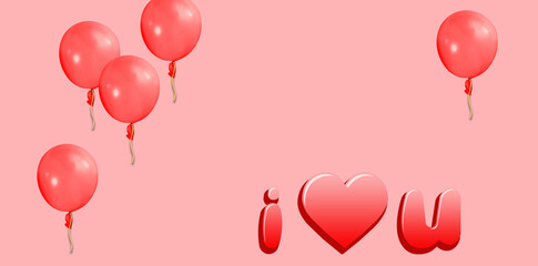 Beautiful and trendy card for Valentine's Day