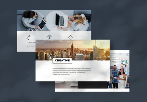 Portfolio Presentation Layout