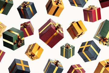 Falling Elegant Gift boxes