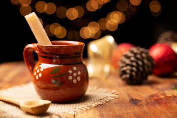 Ponche de Frutas. Christmas fruit punch is an infusion that is consumed in Mexico, traditionally...
