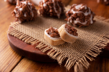 Homemade Mexican sweets, made from sweetened milk, traditionally handmade.