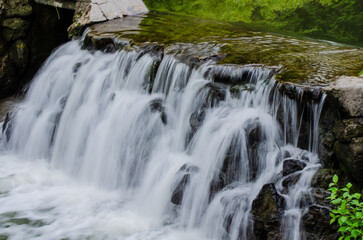 Obraz premium waterfall in the forest